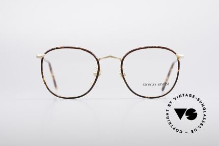 Giorgio Armani 141 Square Panto Glasses, square 'panto design' with discreet elegant coloring, Made for Men