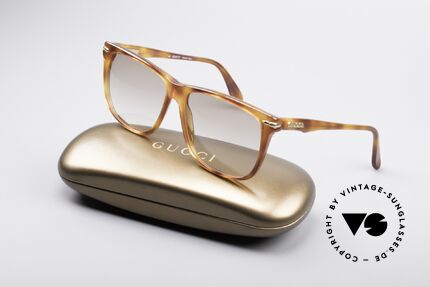Gucci 1115 Classic 80's Sunglasses Men, light brown tinted lenses (also wearable at night), Made for Men