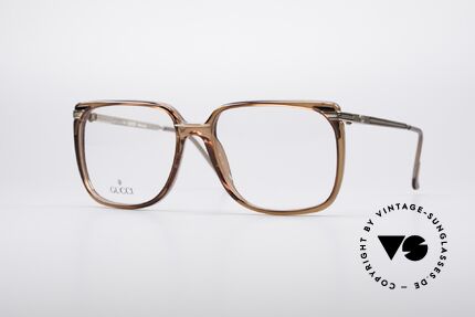 Gucci 1302 Classic 80's Eyeglasses, classic vintage designer eyeglasses by GUCCI, Made for Men