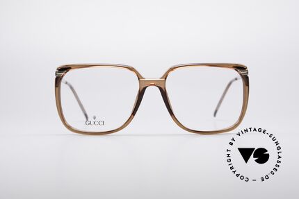 Gucci 1302 Classic 80's Eyeglasses, 80's rarity in premium quality (spring hinges), Made for Men