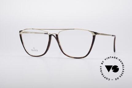 Gucci 1308 90's Designer Frame, vintage GUCCI luxury eyeglasses from Italy, Made for Men and Women