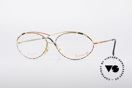 Casanova LC13 24kt Gold Plated Glasses, glamorous CASANOVA eyeglass-frame from around 1985, Made for Women