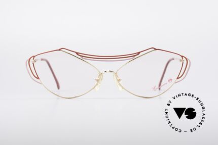 Casanova LC9 80's Art Eyeglasses, great combination of colors, shape & functionality, Made for Women