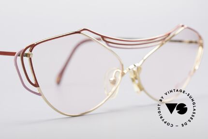 Casanova LC9 80's Art Eyeglasses, NO retro specs, but an unique old designer original!, Made for Women