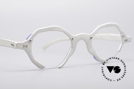 Theo Belgium Eye-Witness AD6 Avant-Garde, these specs were apparently unfinished & asymmetrical, Made for Men and Women