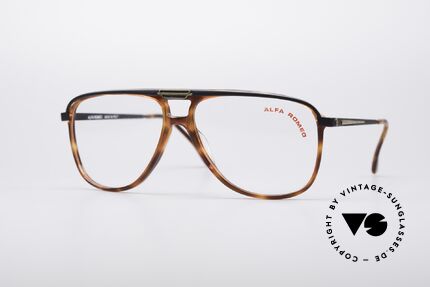 Alfa Romeo 95-22 Alfisti Vintage Frame, luxury Italian vintage designer glasses by Alfa Romeo, Made for Men