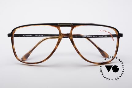 Alfa Romeo 95-22 Alfisti Vintage Frame, never worn (like all our rare 80's Alfa Romeo eyewear), Made for Men