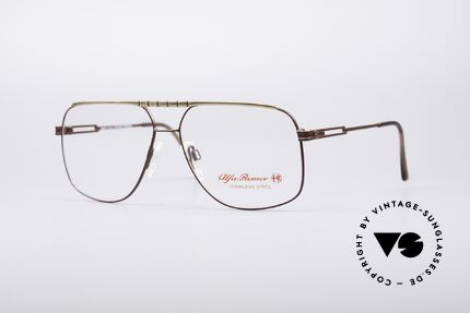 Alfa Romeo 60-252 80's Vintage Glasses, sporty Italian vintage designer glasses by Alfa Romeo, Made for Men