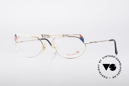 Casanova FC16 Artful Vintage Frame, glamorous Casanova eyeglasses from the late 1980's, Made for Women