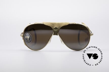 Cebe 3000 80's Ski Sports Shades, flexible 'antislip' temples for a perfect fit and comfort, Made for Men