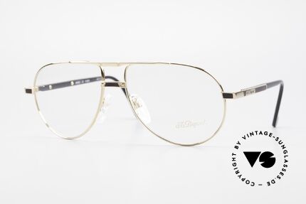 S.T. Dupont D023 Luxury Aviator Frame For Men, very exclusive S.T. DUPONT luxury glasses, size 60°15, Made for Men