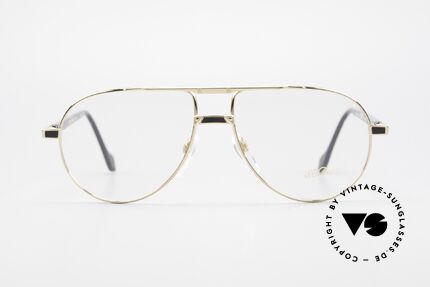 S.T. Dupont D023 Luxury Aviator Frame For Men, top craftsmanship (all Dupont frames are gold-plated), Made for Men