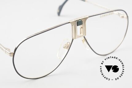 Longines 0154 1980's Aviator Eyeglasses, never worn (like all our premium vintage eyeglasses), Made for Men