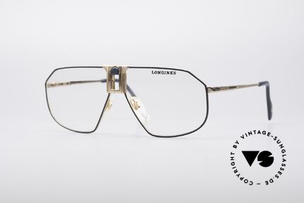 Longines 0153 80's Luxury Men's Frame, high-end VINTAGE designer eyeglasses by LONGINES, Made for Men
