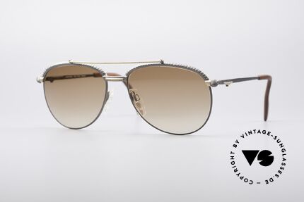 Longines 0161 80's Luxury Sunglasses, very noble vintage sunglasses by LONGINES from 1985, Made for Men