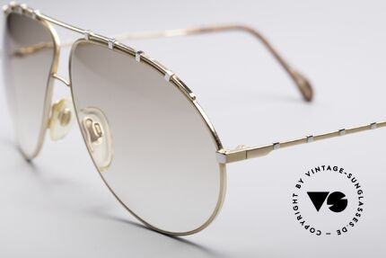 Zollitsch Marquise Rare Vintage Shades, slightly brown tinted lenses (also wearable at night), Made for Men