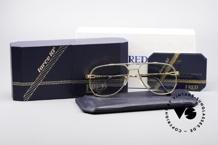 Fred America Cup Jeweler Luxury Glasses, NO RETRO, but ORIGINAL 80's frame, size 60/14, vertu, Made for Men