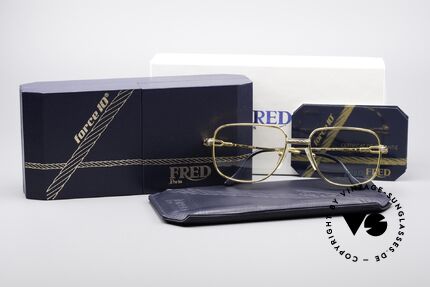 Fred Zephir Luxury Sailing Glasses, unworn, like all our precious vintage eyeglass-frames, Made for Men