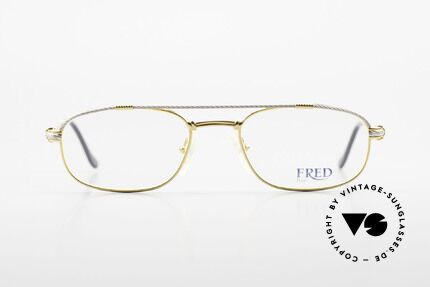 Fred Fregate Luxury Sailing Glasses S Frame, vintage eyeglass-frame by Fred, Paris from the 1980s, Made for Men