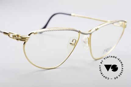 Fred Alize Luxury M Eyeglasses, bicolor frame & famous cat's-eye design; M size 57/16, Made for Women