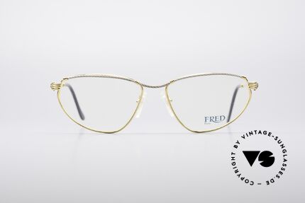 Fred Alize Luxury S Eyeglasses, marine design (distinctive Fred) in high-end quality, Made for Women