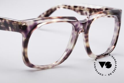 Zollitsch 237 70's Old School Eyeglasses, rare & extraordinary frame pattern in purple-havana, Made for Men