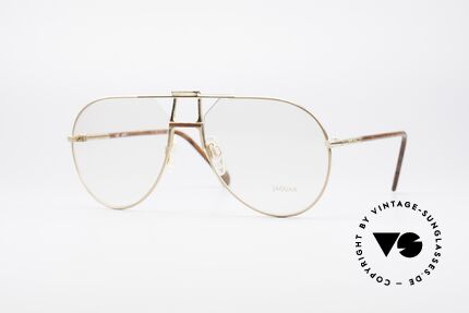 Jaguar 407 80's Luxury Accessory, "old british" aviator style eyeglasses by Jaguar, Made for Men