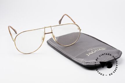 Jaguar 407 80's Luxury Eyeglasses, demo lenses can be replaced with optical lenses, Made for Men