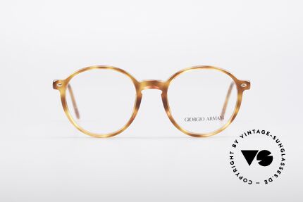 Giorgio Armani 325 Panto 90's Eyeglasses, panto frame design with classic light tortoise pattern, Made for Men