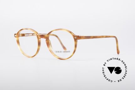 Giorgio Armani 325 Panto 90's Eyeglasses, tangible premium craftsmanship; 123mm = small size!, Made for Men
