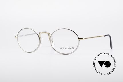 Giorgio Armani 156 Oval Vintage Eyeglasses 80's, vintage designer eyeglasses by GIORGIO ARMANI, Made for Men and Women