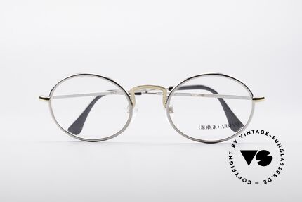 Giorgio Armani 156 Oval Vintage Eyeglasses 80's, frame fits optical lenses or sun lenses optionally, Made for Men and Women