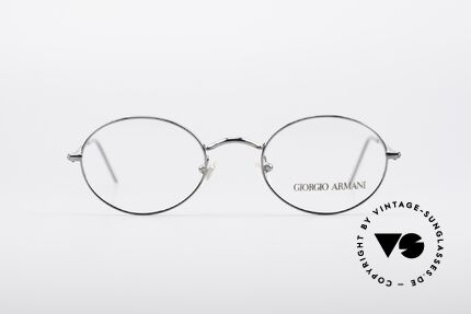Giorgio Armani 1094 Small Oval Glasses, plain & puristic 'wire glasses' (EXTRA SMALL SIZE), Made for Men and Women