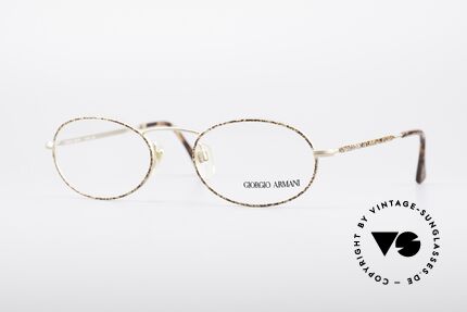 Giorgio Armani 125 Oval Vintage Frame, vintage designer eyeglasses by GIORGIO ARMANI, Made for Men and Women