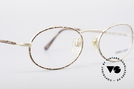 Giorgio Armani 125 Oval Vintage Frame, NO RETRO EYEWEAR, but a 30 years old Original, Made for Men and Women