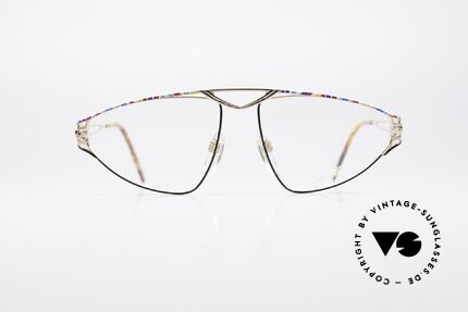 St. Moritz 4410 90's Luxury Eyeglasses, precious designer piece: Jupiter symbol on temple ends, Made for Women