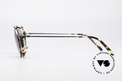 BOSS 5192 Sun Clip Panto Frame 1990's, unworn, NOS (like all our frames with a sun clip), Made for Men