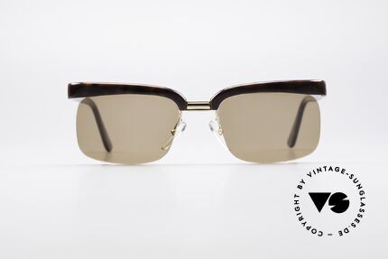 Essel ARC 85 True 60's Sunglasses, semi-rimless (lenses are fixed with a thin Nylor thread), Made for Men