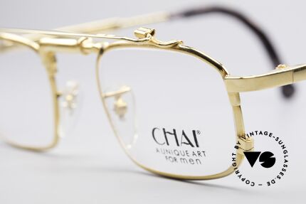 Chai No4 Square Gold Plated Tap Frame, however, a great old designer piece from Germany, Made for Men and Women