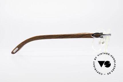 Cartier rimless wood on sale glasses
