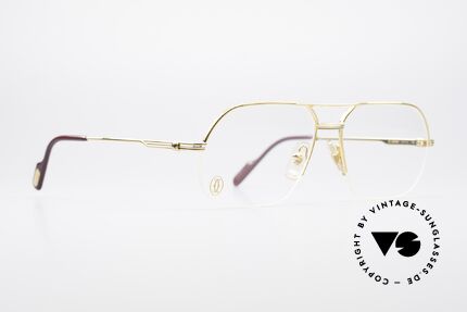 Cartier Orsay Luxury Vintage Eyeglasses, luxury Cartier half-frame, -lightweight and flexible, Made for Men