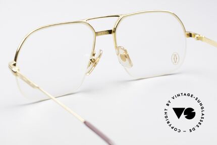 Cartier Orsay Luxury Vintage Eyeglasses, 22ct gold-plated (like all vintage CARTIER frames!), Made for Men
