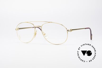 Cartier Driver 90's Luxury Eyeglasses, precious Cartier eyeglasses for men of the mid 1990's, Made for Men