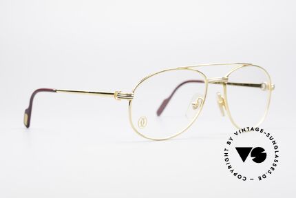 Cartier Driver 90's Luxury Eyeglasses, perfect fit & very pleasant to wear; SMALL size 54/16!, Made for Men