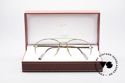Cartier Driver 90's Luxury Eyeglasses, never worn (like all our rare precious vintage Cartiers), Made for Men