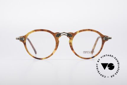 Matsuda 2837 Designer Panto Glasses, outstanding craftsmanship by the Japanese manufactory, Made for Men