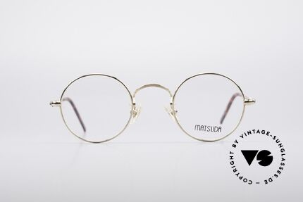 Matsuda 2672 Round 90's Designer Glasses, outstanding craftsmanship by the Japanese manufactory, Made for Men and Women