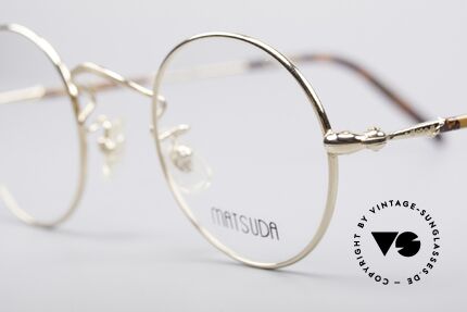 Matsuda 2672 Round 90's Designer Glasses, costly 'design elements' decorate the frame (work of art), Made for Men and Women