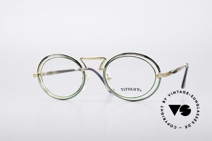 Tiffany T17 Vintage Jewelry Eyeglasses, amazing Tiffany vintage 90's designer eyeglass-frame, Made for Women