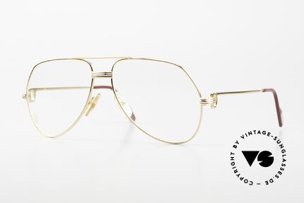 Cartier Vendome LC - M Luxury Aviator Frame 22ct, mod. "Vendome" was launched in 1983 & made till 1997, Made for Men